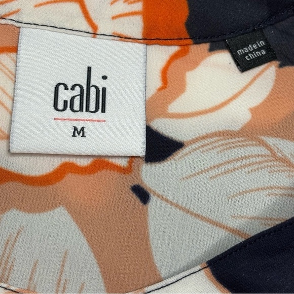 Cabi Floral Sleeveless Blossom Tiered Blouse Style 5030 Medium - Picture 11 of 13